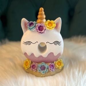 Aquarium Decoration Plaster Unicorn Figure Ornament Decor